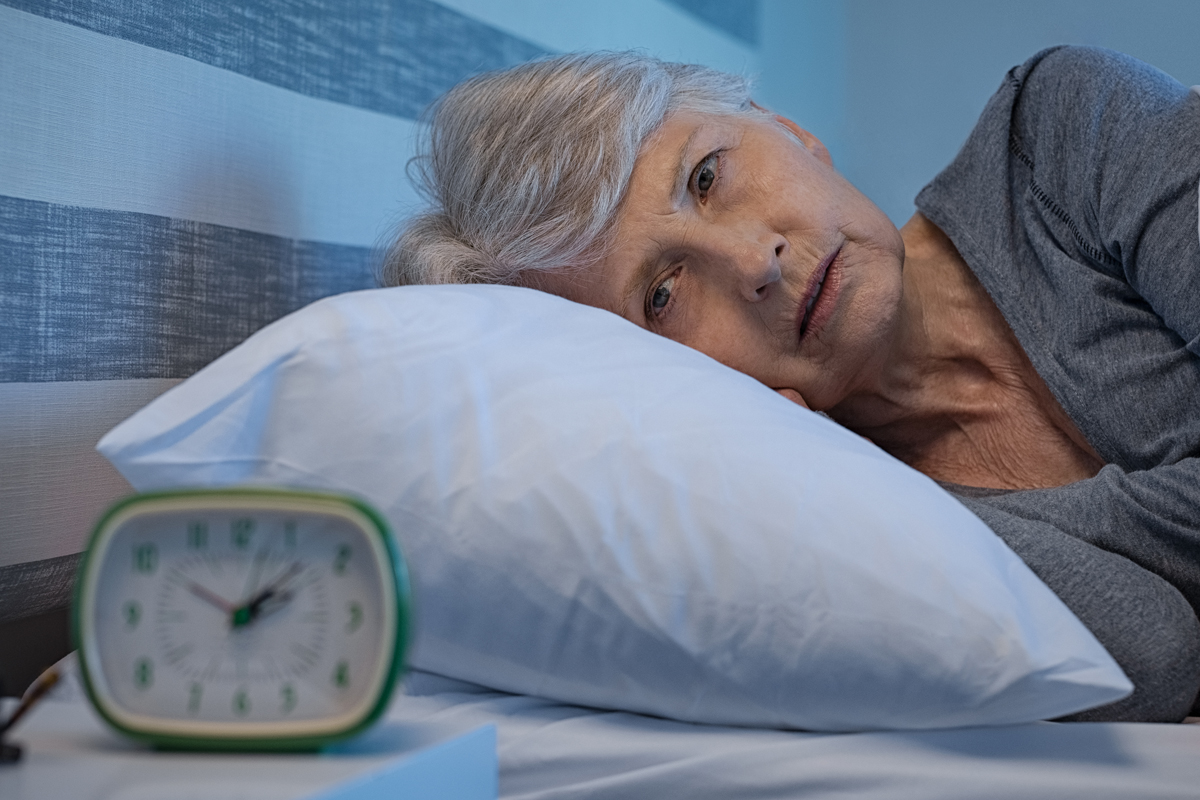 menopausal woman with insomnia